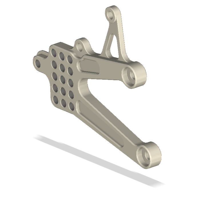 Rt. Bracket, YAM R-1 04-06, Aero Hard