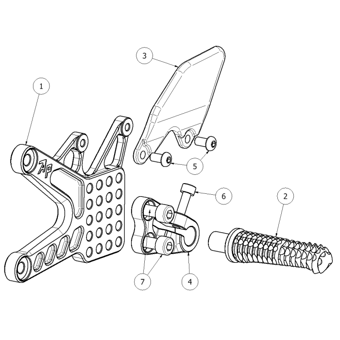 Click on a number to locate your part on the item list