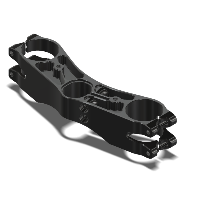 Bottom Clamp, GP, YZFR1 15 - , Black
