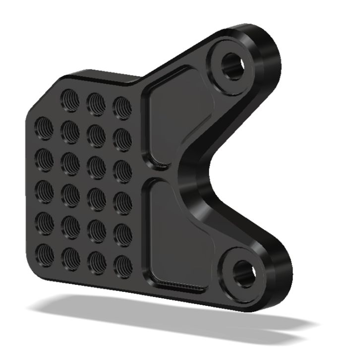 Rt. Bracket, Adj., Yam R3 2015- , Black