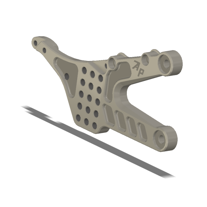 Rt. Bracket, YAM R6 06- , (V2) Aero Hard