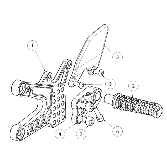 Click on a number to locate your part on the item list