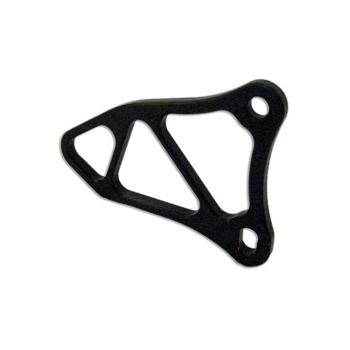 Right Side, Heel Guard, AL, Black, 8mm x 49mm