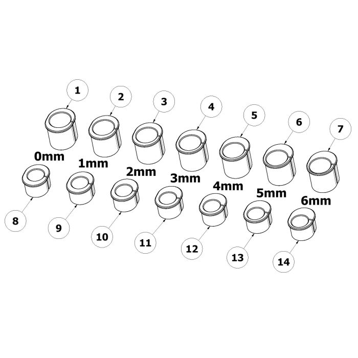 Click on a number to locate your part on the item list