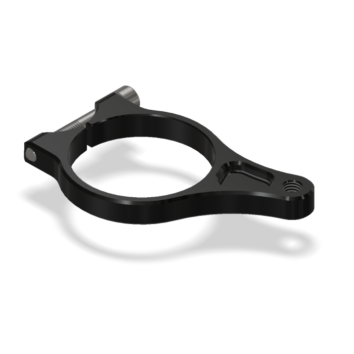 Damper Bracket, 52mm, Black