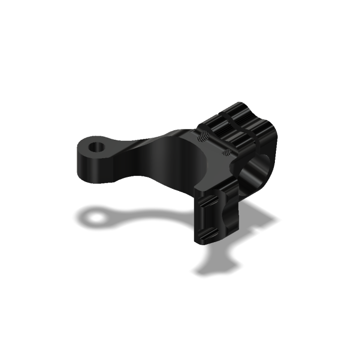 Handle Bar, Right Brkt., 50mm, Black