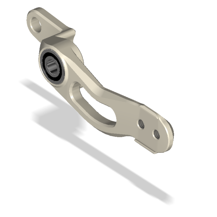 Brake Lever, Folding Type, Adjustable, 8mm, Aero Hard