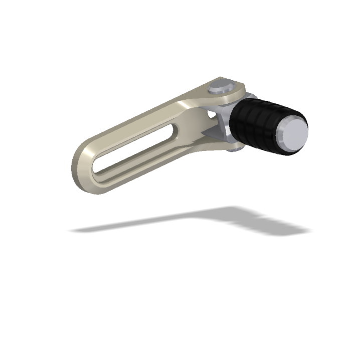 Shift Lever Slider Assembly w/Pedal, Engine Mounting, Aero Hard