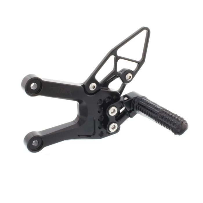 Rear Set Kit, Yam R6 06- , Black