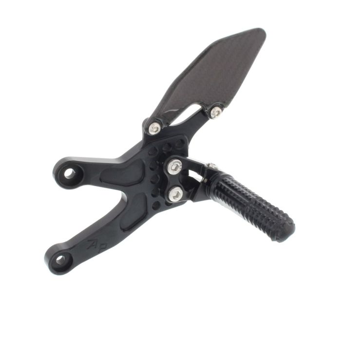 Rear Set Kit, YZF R1 09-14, w/Shift Lever,  Black