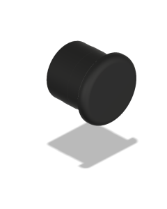 Inner Handle Bar Plug, Black Delrin