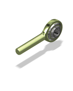 Metric Spherical Rod End, Right Hand Male, 6X1.0