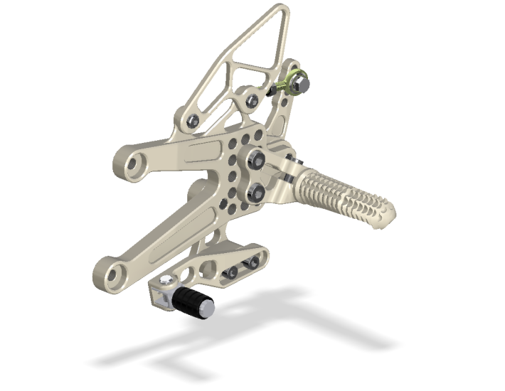 Rear Set Kit, YZF R1 04-06, Aero Hard
